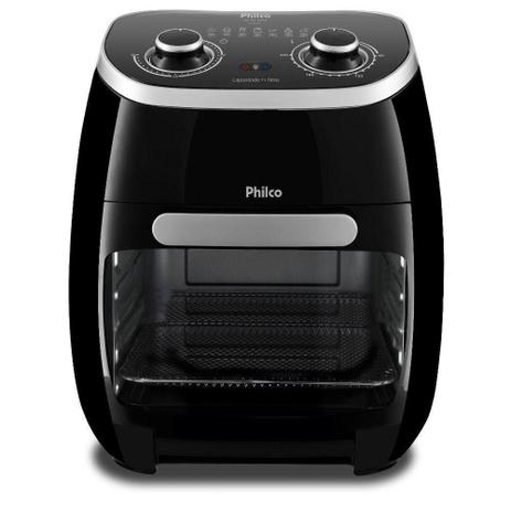 Fritadeira Elétrica Philco Air Fry Oven Sem Óleo PFR2000P Preto/Inox 127V