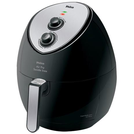 Fritadeira Elétrica Philco Sem Óleo Air Fry Saúde 3,2L Inox 110V