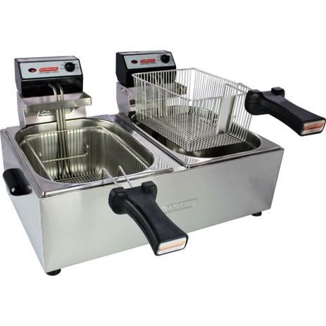 Fritadeira Elétrica Profissional Cotherm 2 Cubas 5L 127V Menor preço em Fritadeira Elétrica Profissional Cotherm 2 Cubas 5L 127V