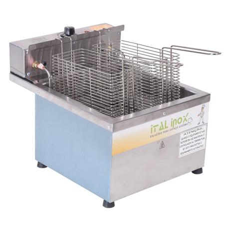 Fritadeira Elétrica Profissional Turbo 7 Litros De Óleo 220v - FOI7 - Ital Inox Menor preço em Fritadeira Elétrica Profissional Turbo 7 Litros De Óleo 220v - FOI7 - Ital Inox