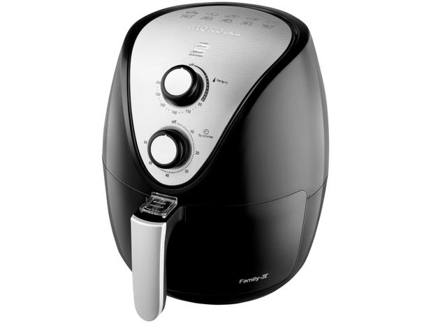 Fritadeira sem óleo 5l mondial air fryer af 17 127v Fritadeira Eletrica Sem Oleo Mondial Grand Family Af 50 5l Preta E Inox 110v Mercado Livre