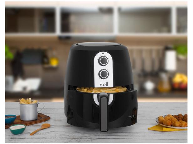 Fritadeira Elétrica sem Óleo/Air Fryer Nell – Grand Família Preto 5L