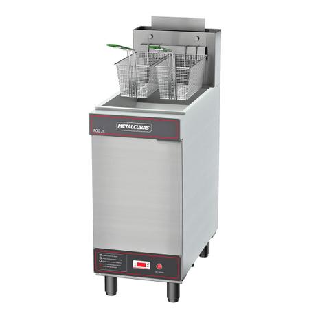 Fritadeira Industrial A Gás Metalcubas FOG 2C 30 Litros 2 Cestos Menor preço em Fritadeira Industrial A Gás Metalcubas FOG 2C 30 Litros 2 Cestos