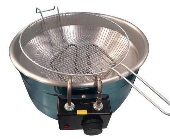 Fritadeira Industrial Elétrica com Termostato Aço Inox 3,5 Litros - Central Inox Menor preço em Fritadeira Industrial Elétrica com Termostato Aço Inox 3,5 Litros - Central Inox