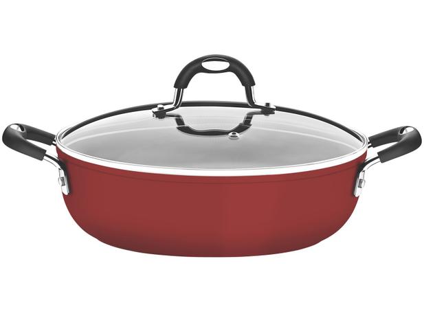 Fritadeira Tramontina Antiaderente 4,5L 28cm - com Tampa Mônaco 20863/728 Menor preço em Fritadeira Tramontina Antiaderente 4,5L 28cm - com Tampa Mônaco 20863/728