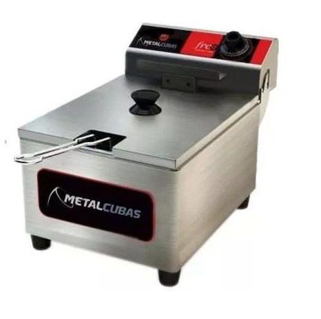 Fritador 1 Cuba 5L Tampa Metalcubas Frce05l Elétrico Menor preço em Fritador 1 Cuba 5L Tampa Metalcubas Frce05l Elétrico