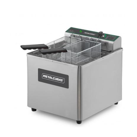 Fritador elétrico Metalcubas óleo de mesa FOE15M Menor preço em Fritador elétrico Metalcubas óleo de mesa FOE15M