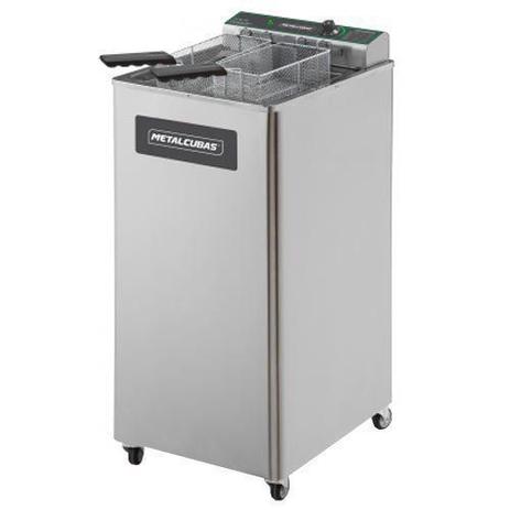 Fritador elétrico Metalcubas óleo de pedestal FOE15P Menor preço em Fritador elétrico Metalcubas óleo de pedestal FOE15P