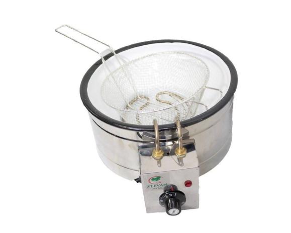 Fritador Elétrico Tacho para Fritura 3L pasteis churros salgados - Stevan metal Menor preço em Fritador Elétrico Tacho para Fritura 3L pasteis churros salgados - Stevan metal