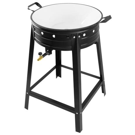 Menor preço em Fritador Em Aço Com Tacho Esmaltado 6l N 22 Fa-22 Armon