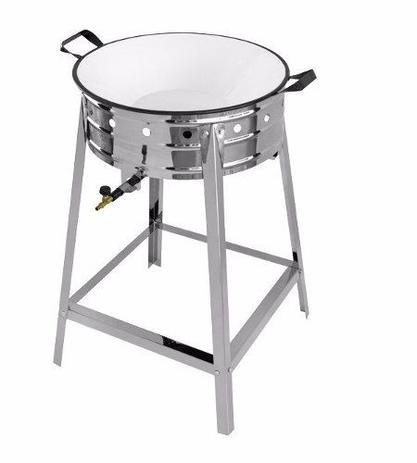 Fritador Pasteleiro á Gás em Aço Inox com Tacho - 60Cm - Cristal aço Menor preço em Fritador Pasteleiro á Gás em Aço Inox com Tacho - 60Cm - Cristal aço