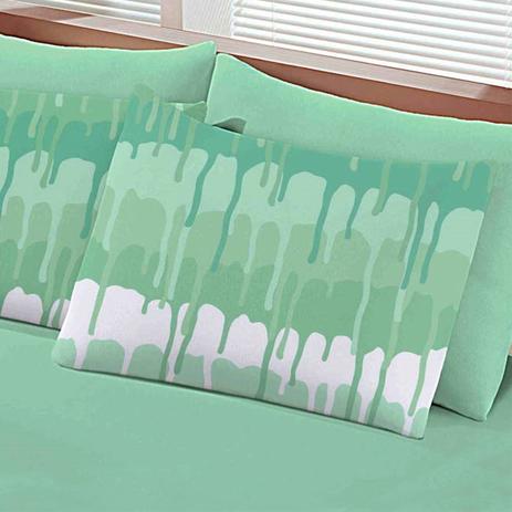 Fronha Avulsa Buettner Malha 200 Estampada Anúbis 0,45cmx0,70cm Verde Água é boa?