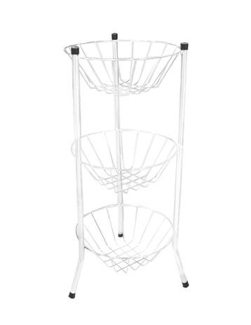 Fruteira 3 Andares Aço Multiuso De Chão Tripla - Branco - FERRAGENS ME Menor preço em Fruteira 3 Andares Aço Multiuso De Chão Tripla - Branco - FERRAGENS ME