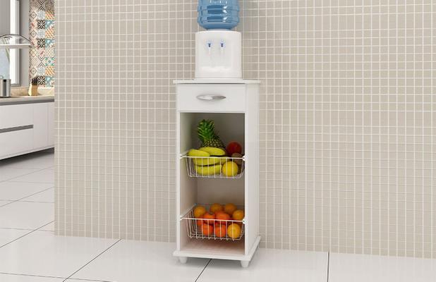 Fruteira Agata New - 1 Gaveta + 2 Gavetas para Frutas - Notável móveis Menor preço em Fruteira Agata New - 1 Gaveta + 2 Gavetas para Frutas - Notável móveis