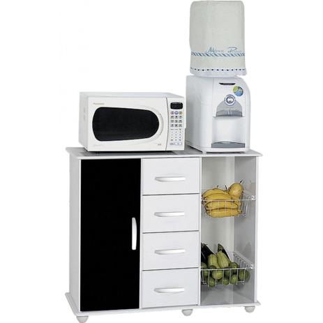 Fruteira Camila Branco com Preto - Móveis Primus Menor preço em Fruteira Camila Branco com Preto - Móveis Primus