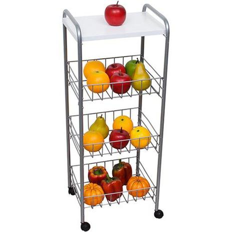 Fruteira de 3 Cestos com Tampo de Madeira Metaltru M1308-26 Ecometalic é ruim? Fruteira de 3 Cestos com Tampo de Madeira Metaltru M1308-26 Ecometalic é boa?