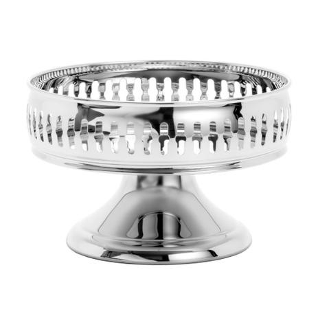Fruteira De Aço Inox C/Pé Gallery 19X12Cm - Wolff Menor preço em Fruteira De Aço Inox C/Pé Gallery 19X12Cm - Wolff