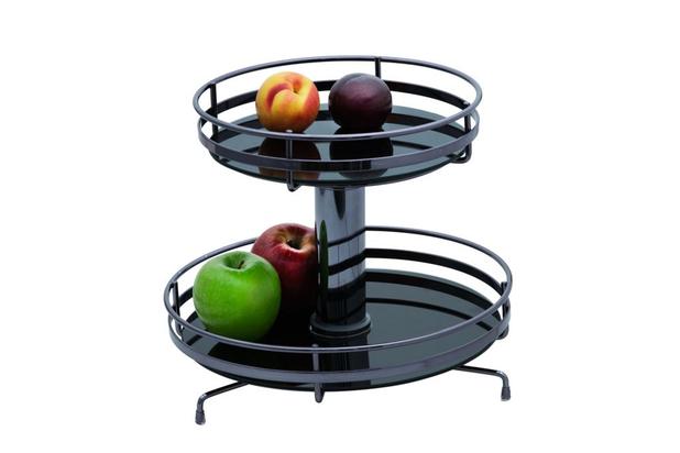 Fruteira De Mesa Redonda Dupla C/ Vidro - Onix - SCH5413 - Aramados Schmidt é boa?