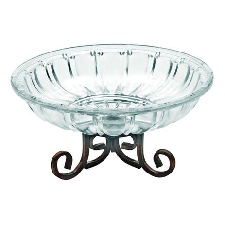 Fruteira decorativa de resina e vidro - Btc decor Menor preço em Fruteira decorativa de resina e vidro - Btc decor