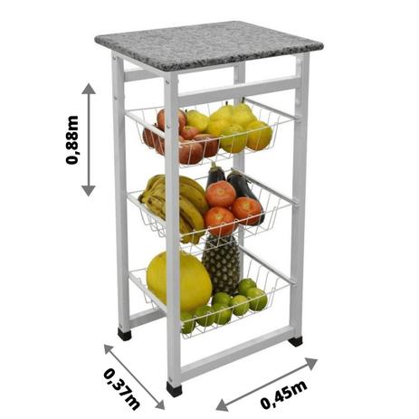 Fruteira Max Forte Desmontável Açomix é boa?