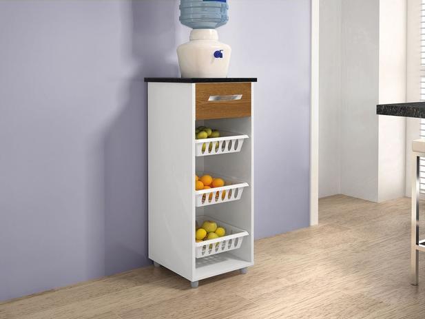 Fruteira Mini 1 gaveta branco/caramelo/branco Califórnia Mini CHF é boa?