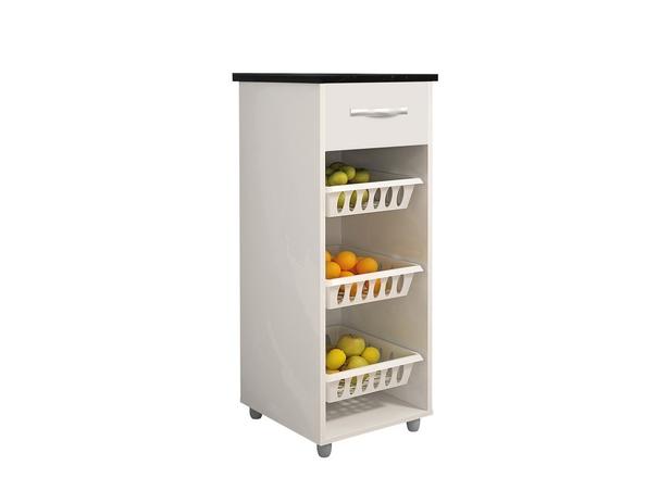 Fruteira Mini Croácia Branco-Caramelo/Branco - 29.67 - Chf Móveis - Chf moveis é boa?