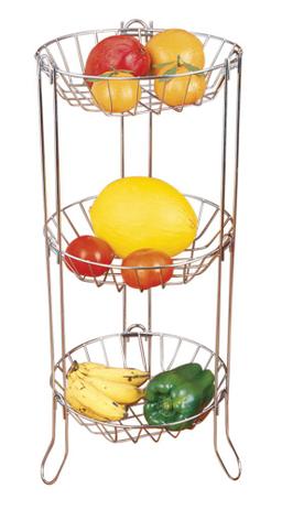 Fruteira Tripla Desmontavelo - Prata com Metalico - SCH1004 - Aramados Schmidt Menor preço em Fruteira Tripla Desmontavelo - Prata com Metalico - SCH1004 - Aramados Schmidt