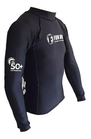 Fun Dive| Camiseta manga longa proteção UV p/ Mergulho e Pesca Sub -