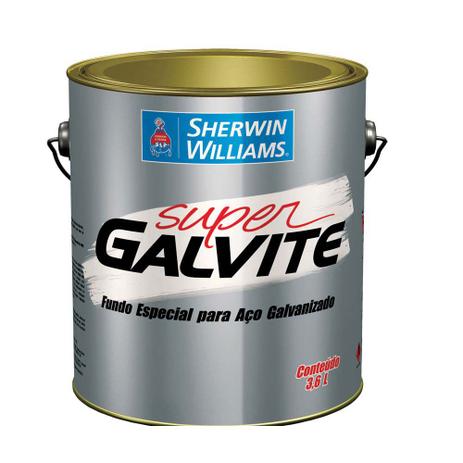 Fundo preparador Super Galvite 3,6 litros branco Sherwin Williams - Sherwin willians Menor preço em Fundo preparador Super Galvite 3,6 litros branco Sherwin Williams - Sherwin willians