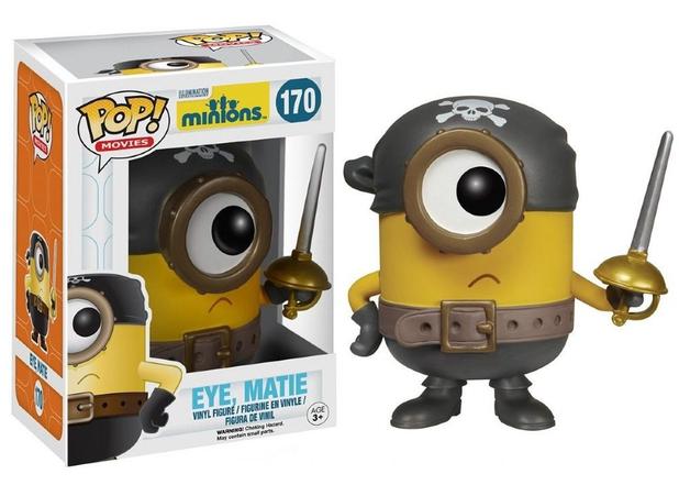 Funko Pop Cartoon Minions - Eye Matie Menor preço em Funko Pop Cartoon Minions - Eye Matie