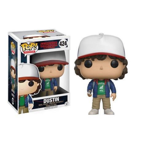 Funko Pop - Dustin número 424 - Série Stranger Things Menor preço em Funko Pop - Dustin número 424 - Série Stranger Things