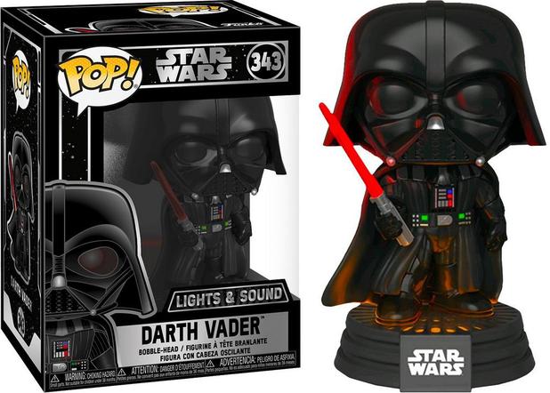 Funko pop star wars darth vader lights and sound 343 Menor preço em Funko pop star wars darth vader lights and sound 343