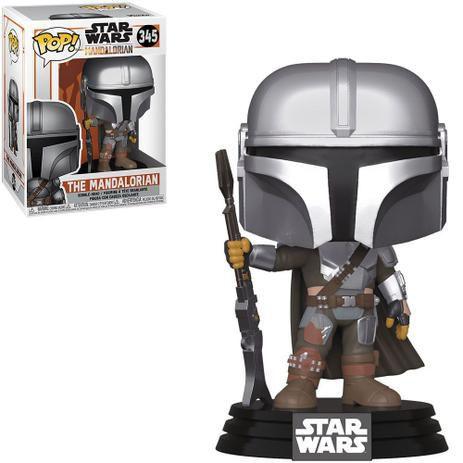 Funko Pop The Mandalorian Star Wars Original - 345 Menor preço em Funko Pop The Mandalorian Star Wars Original - 345