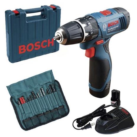 Furadeira de Impacto 3/8” sem Fio com Kit 23 Peças GSB 1200-2-LI Bosch é boa?