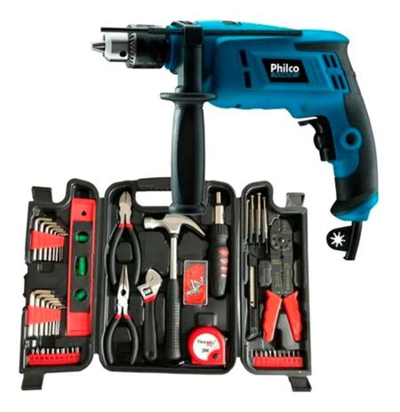 Furadeira De Impacto 750w Philco Force Pfu02 110v + Kit 129 Menor preço em Furadeira De Impacto 750w Philco Force Pfu02 110v + Kit 129
