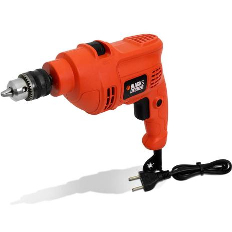 Furadeira de Impacto Black + Decker Mandril 3/8 Polegadas 10mm 550W 220V Laranja e Preta Menor preço em Furadeira de Impacto Black + Decker Mandril 3/8 Polegadas 10mm 550W 220V Laranja e Preta