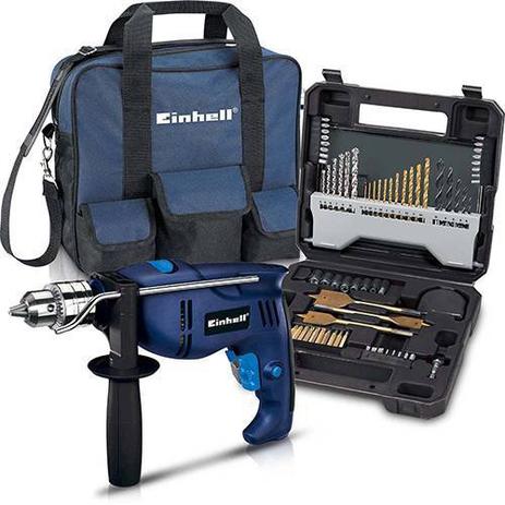 Furadeira de Impacto Einhell BT-ID 1000 KIT 220v 1010w Menor preço em Furadeira de Impacto Einhell BT-ID 1000 KIT 220v 1010w
