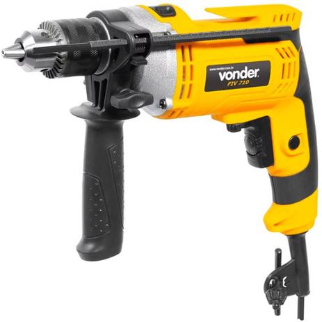 Furadeira de Impacto Reversível 1/2” 710W Fiv710 - Vonder Menor preço em Furadeira de Impacto Reversível 1/2” 710W Fiv710 - Vonder