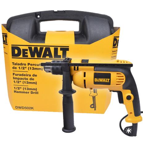 Furadeira De Impacto Reversível c/ maleta 710w DWD502KB - Dewalt Menor preço em Furadeira De Impacto Reversível c/ maleta 710w DWD502KB - Dewalt