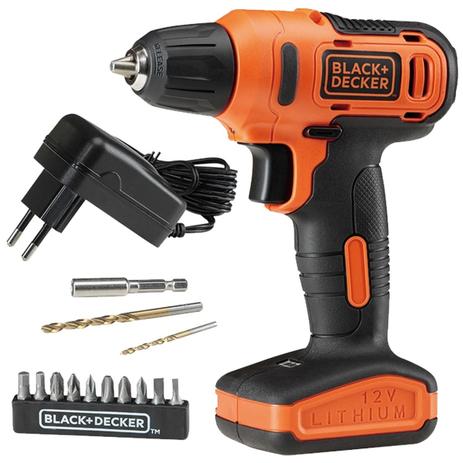 Furadeira e Parafusadeira à Bateria 12V 3/8'' Bivolt LD12S Black+Decker Menor preço em Furadeira e Parafusadeira à Bateria 12V 3/8'' Bivolt LD12S Black+Decker