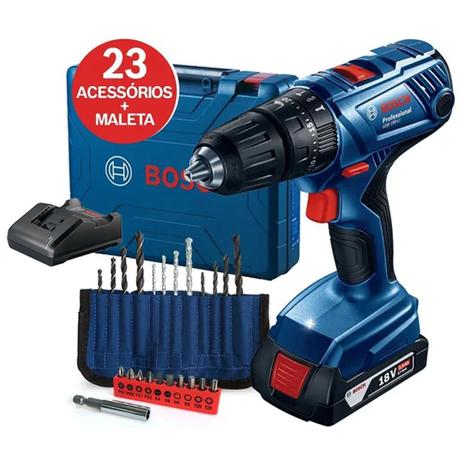 Furadeira e Parafusadeira de Impacto GSB 180-LI e 1 Bateria Kit Acessórios Bosch é boa?