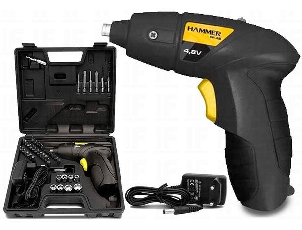 Furadeira Parafusadeira À Bateria 4,8v C/maleta E Acessorios - Hammer é boa?