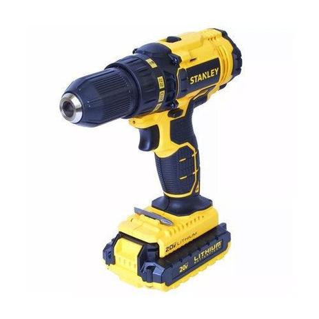 Furadeira Parafusadeira Stanley 1/2” à bateria 20 volts com 2 baterias SCD20C2K-BR Menor preço em Furadeira Parafusadeira Stanley 1/2” à bateria 20 volts com 2 baterias SCD20C2K-BR