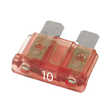 Fusível de Lamina Médio Automotivo 10 Amperes - Pacote com 10 peças - Importado Menor preço em Fusível de Lamina Médio Automotivo 10 Amperes - Pacote com 10 peças - Importado