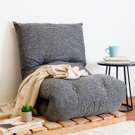 Futon Dobrável de Espuma Solteiro Grafite - Emcompre - BF Colchões é boa?