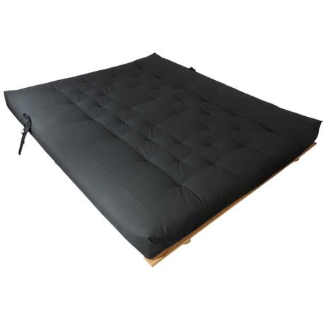 Futon Sofa Cama Casal SEM BASE DE MADEIRA 1,60m x 1,90m Preto - R9 design futon Menor preço em Futon Sofa Cama Casal SEM BASE DE MADEIRA 1,60m x 1,90m Preto - R9 design futon