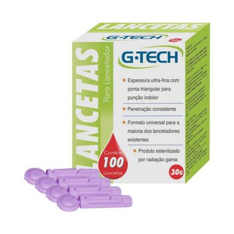 G Tech Lancetas P/ Aparelho Medidor de Glicose C/100 - G life Menor preço em G Tech Lancetas P/ Aparelho Medidor de Glicose C/100 - G life