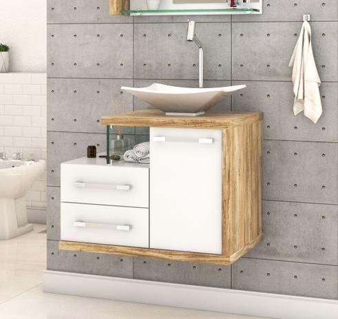 Gabinete Armário p/Banheiro (Balcão C/cuba L38) Legno 650 - Compace é boa?