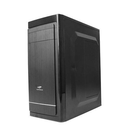 Gabinete c3tech Mt-41bk 1 baia externa com Fonte 200W preto Torre ATX Menor preço em Gabinete c3tech Mt-41bk 1 baia externa com Fonte 200W preto Torre ATX