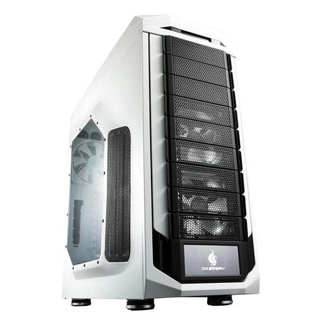 Menor preço em Gabinete Cooler Master STRYKER Branco FULL-TOWER (S/ Fonte) - SGC-5000W-KWN1